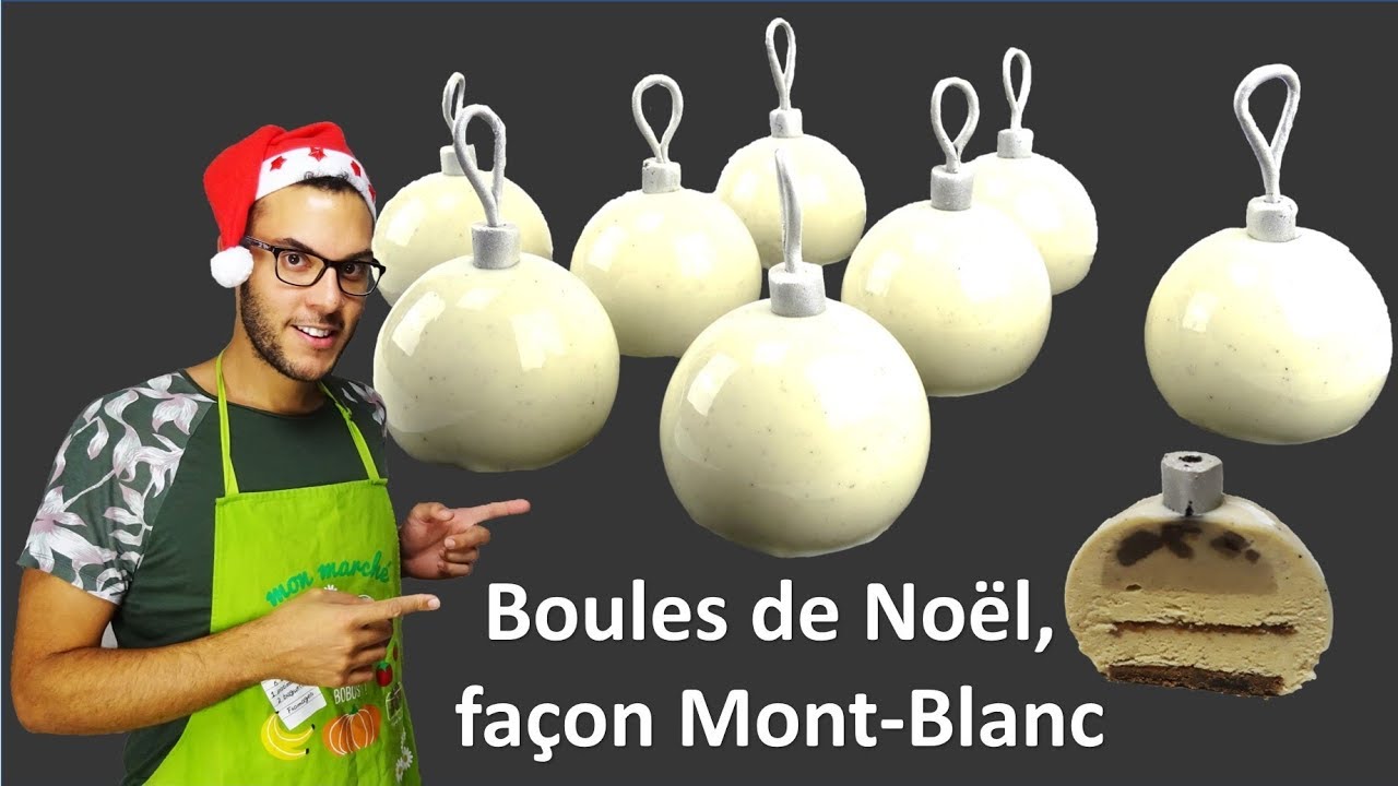 Bûche boules de Noël