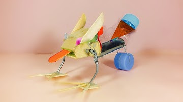 AWESOME DRAGON ROBOT - How to make two legged walking robot