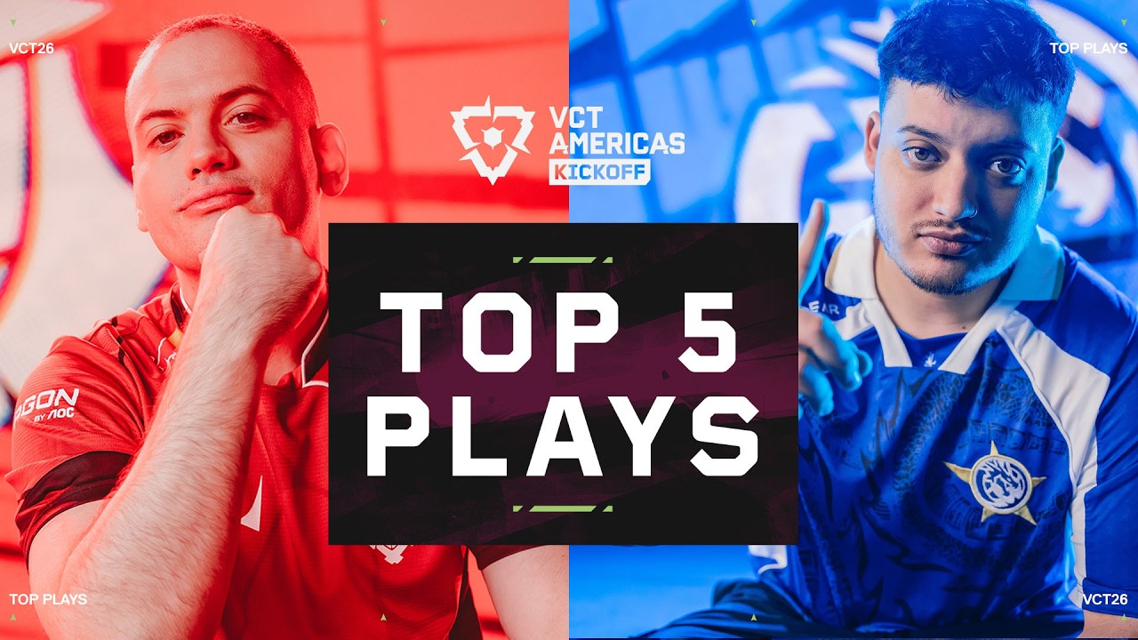 Top 5 Plays | VCT Americas Kickoff Week 4