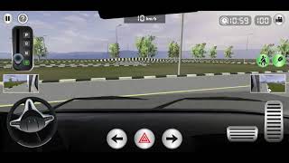 Bài thi sa hình 3D lái xe hạng C mini game screenshot 1