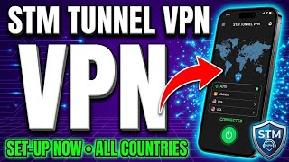How to setup STM TUNNEL VPN with UDP Settings for fast and secure browsing  screenshot 5