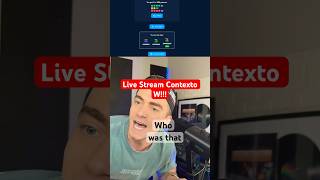 Contexto Win Reaction | Smoke and a Pancake #funny #contexto #contextogame #wordgame #gamingshorts