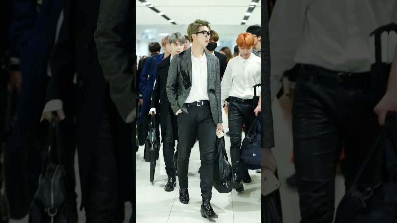 Bts RM airport fashion 2022 | 10 times Kim Namjoon steal the show 💜 