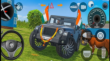 Modified Mahindra Thar Car Games: Indian Cars (Gadi Wala Game) - Car Game Android Gameplay 2025