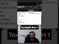 Excel - TextSplit Part 1