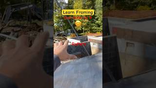 Learn Framing #framing #construction #built #diy #homeimprovement #shorts