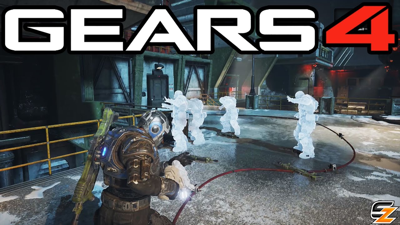 Gears of War 4 Easter Eggs "Freeze Ray Weapon" Easter Egg! (Gears of