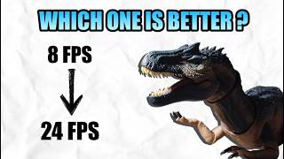 ALLOSAURUS STOP-MOTION FPS COMPARISON