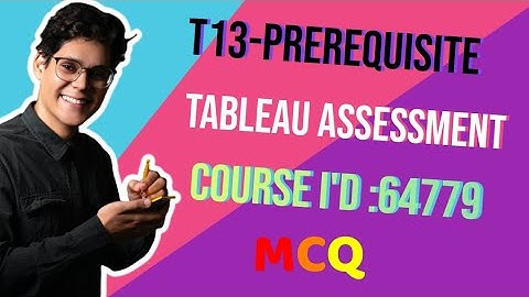 Tableau  MCQ assessment T13 | tcs 64779 answers | #tcs #tableau  #wings1