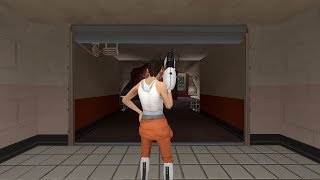 [SFM] Chell is spy!