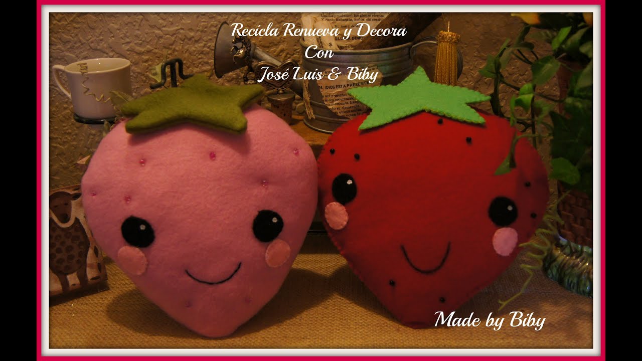 DIY-FRESITA KAWAII EN FIELTRO
