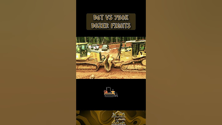 Cat d6t VS Deere 750K | Dozer against Dozer #shorts #tiktok #bulldozer #buldozer