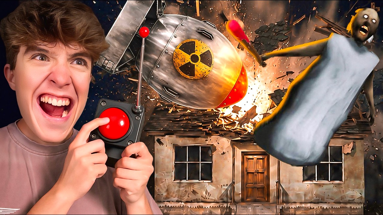 EXPLOTO LA CASA DE GRANNY CON UNA BOMBA ATÓMICA | Granny Arrival