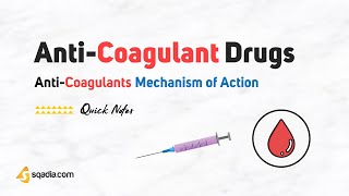 Anti-Coagulants Mechanism Of Action Anti-Coagulant Drugs