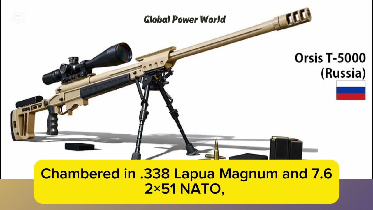 Самые мощные снайперские винтовки в мире: сравнение AW50, T-5000 и Barrett M82 