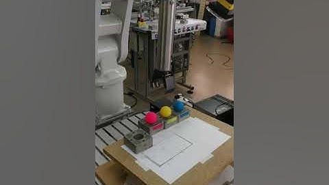 Práctica real nº 10 robot IRB-120 y cámara visión artificial Cognex 2000C 640x480