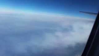 Etihad EY103 AUH-JFK | Live view of contrails