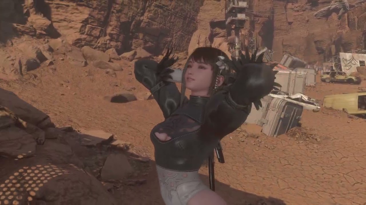 🤸👙🍮🕹️ Challenge, Don't touch Ground, Stellar Blade: Eve in Nier Nano Suit, Photo mode