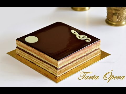 Tarta o pastel Opera - Con todos los trucos para hacerlo perfecto como un chef!. 