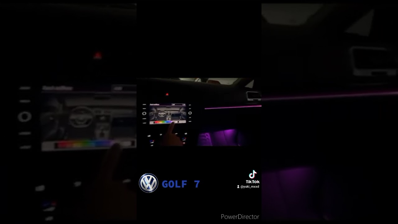 Ambient light package Golf 7 YouTube