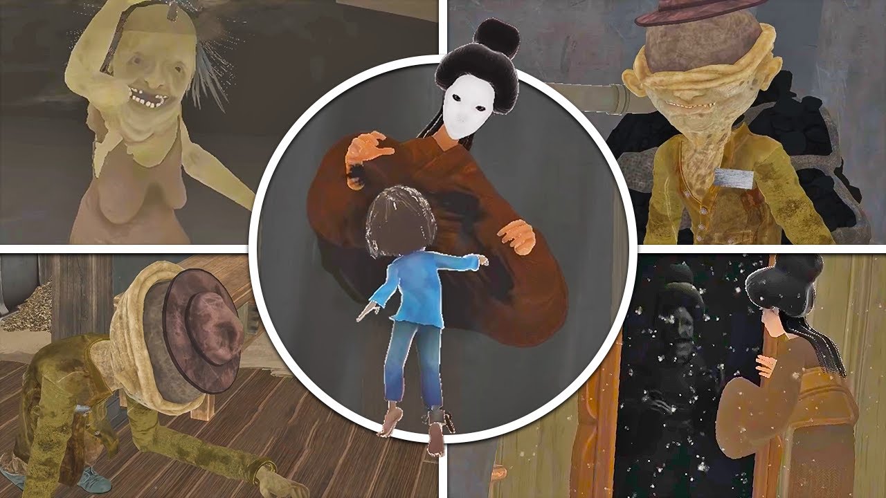 Little Nightmares Secrets of The Maw DLC - All BOSSES in BRIGHT Mode (All Secrets and Scenes)