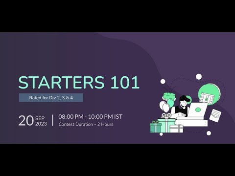 Off By One Codechef Solution || Starters 101 Contest Solution #codechefsolution #pythonprogramming