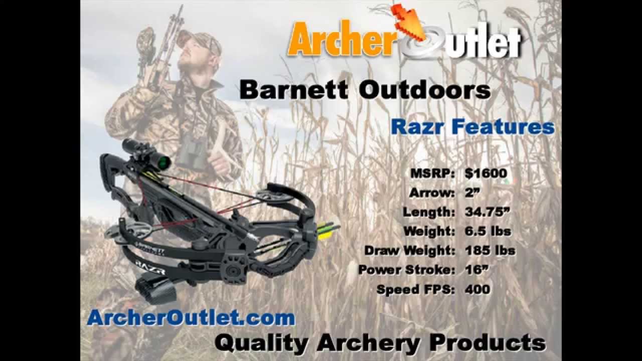 Barnett Ranger Barnett Razr Crossbow Review | Archer Outlet - YouTube