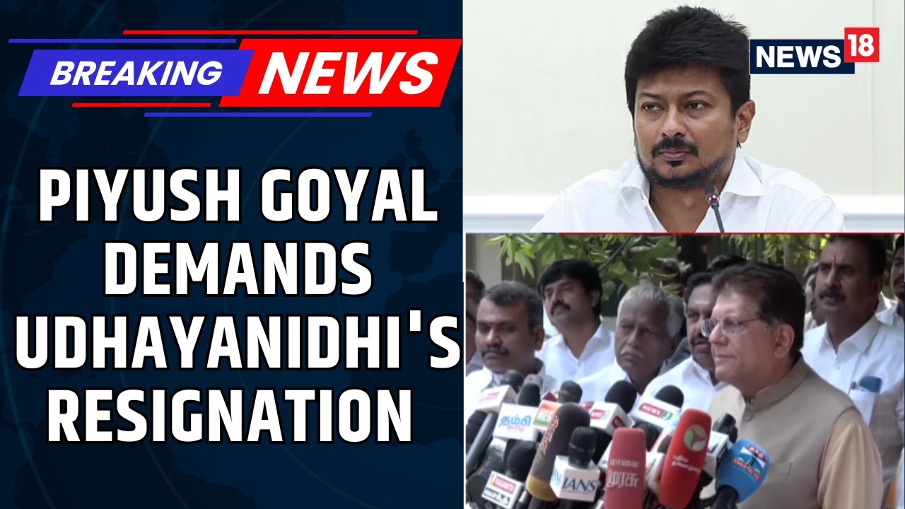 Piyush Goyal Briefs The Media After Meeting AIADMK Leader EPS At His Residence | Politics | News18