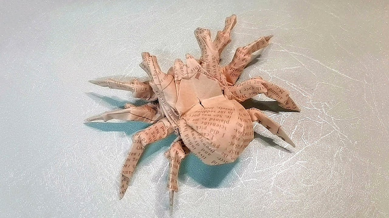 折纸】蜘蛛 Origami spider - YouTube
