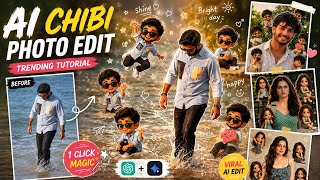 Cute Chibi Photo Editing Tutorial ✨📸 Instagram Aesthetic AI Edit Tutorial ✨ screenshot 3