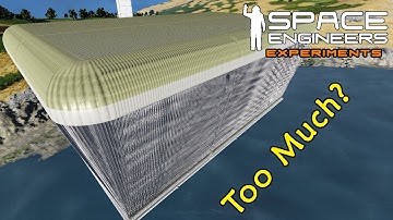 Space Engineers Experiments: How Much Parachute Is Too Much?