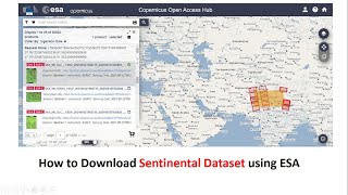 How to Downoad Sentinental  Dataset by Using ESA