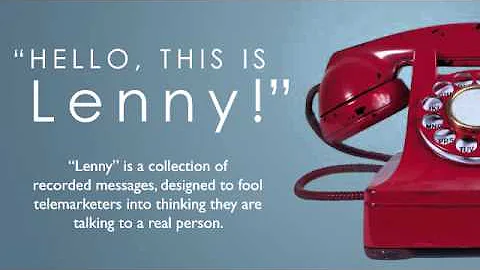 Telemarketer gets rid of Lenny by transferring him to her company's incoming queue