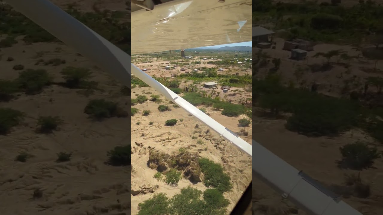 Dirt Strip Landing in Cessna 207 in Haiti 