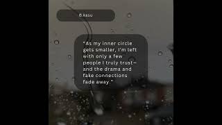 As my inner circle gets smaller  #councelling #english #mindset #motivation #life