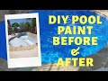 Acid Wash and Pool repaint - DIY - Before and After
