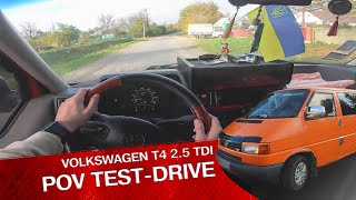 Volkswagen Transporter T4 Long 2.5 TDi 1999 | POV Test-Drive