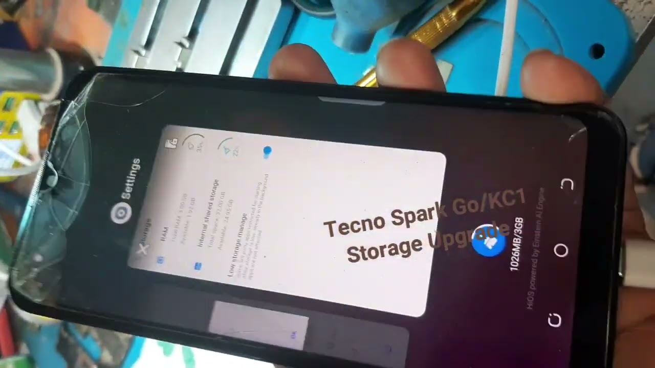 Tecno KC1 Storage Upgrade