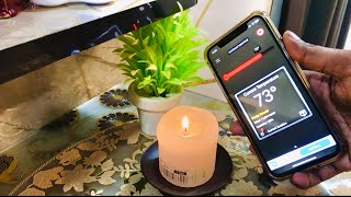 Temperature App with candle Test #temprature  #apps #youtube screenshot 3