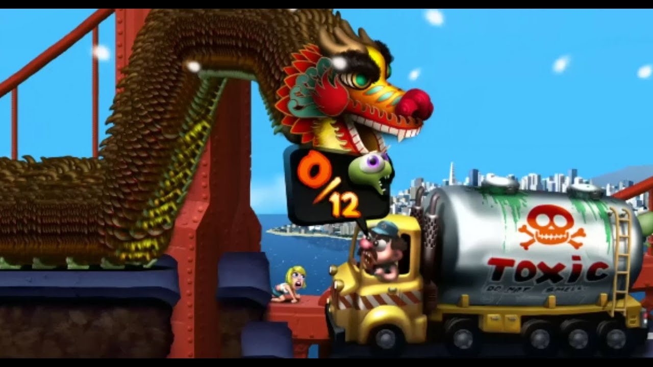 Zombie Tsunami - Misi dan karakter rahasia : Hancurkan 20 truk limbah beracun