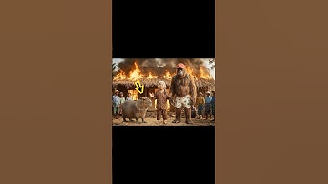 Capybara dũng cảm cứu Bà Cụ khỏi đám cháy🔥#bigfoot #bigfootphieuluuky #capybara #shorts