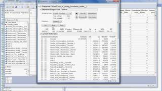 Stepwise Regression with JMP 9.0 Profile