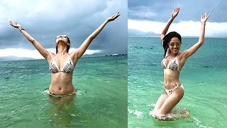 Nusrat Bharucha Bikini Look Viral Nusrat Bharucha Bikini Tattoo Watch Video Boldsky