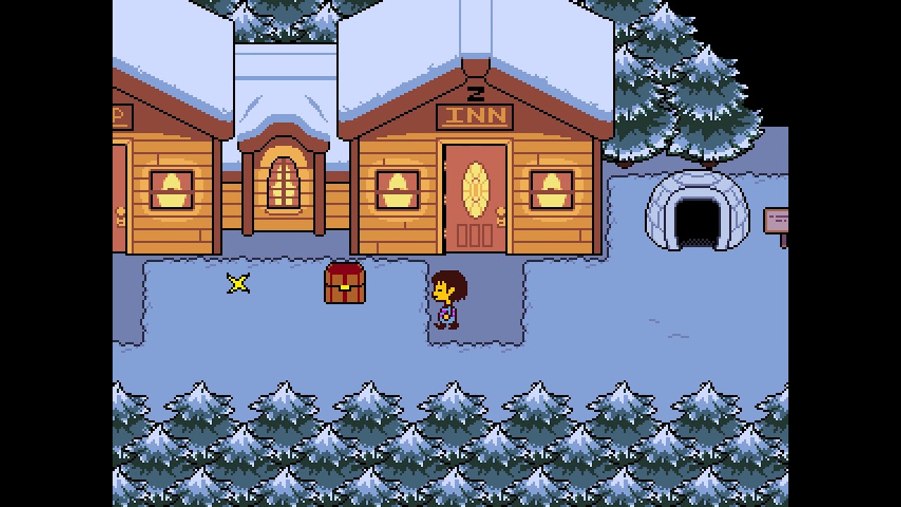 Карта undertale сноуден