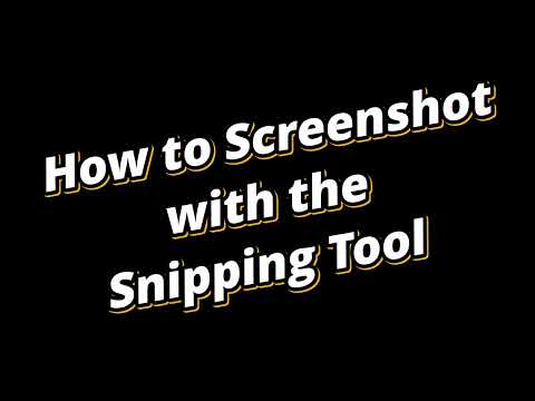 How to screenshot on Windows with the Snipping Tool