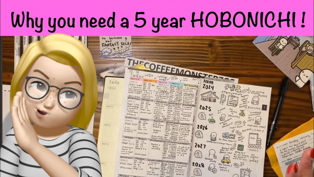 Why you need a hobonichi 5 year planner for long range goals jenean s