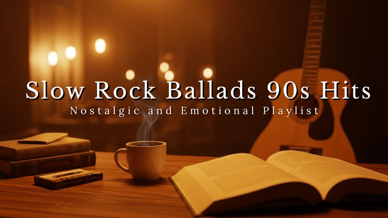 🎸 Slow Rock Ballads 90s Hits 💔 Emotional Classic Rock Love Songs