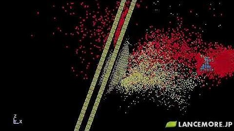 LS-DYNA Sample Model No.194 Bullet Penetration