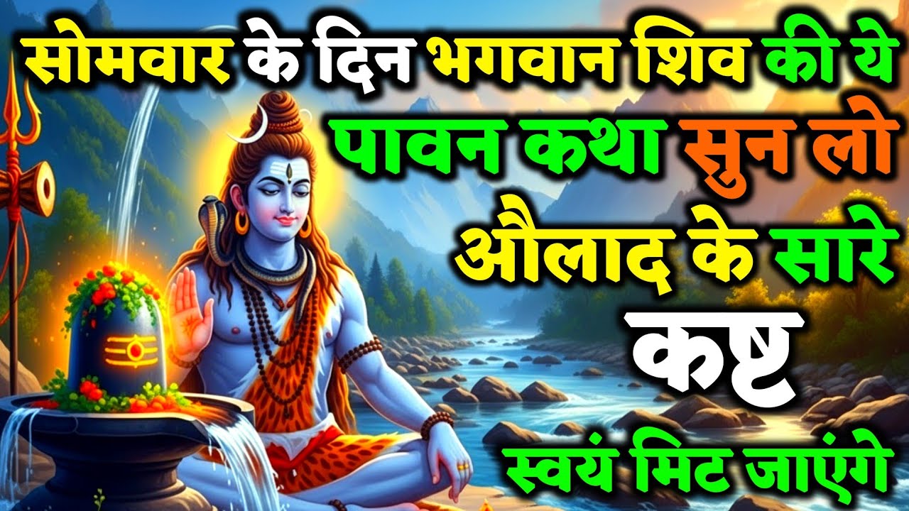 सोमवार को भगवान शिव की ये दिव्य कथा सुनली तो जीवन की सारी गरीबी खुद ही मिट जाएंगे| Somvar Vrat Katha