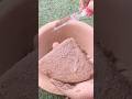 clay cleaning triangle shape #satisfying #minisatisfying #asmr#viral#shorts#reels